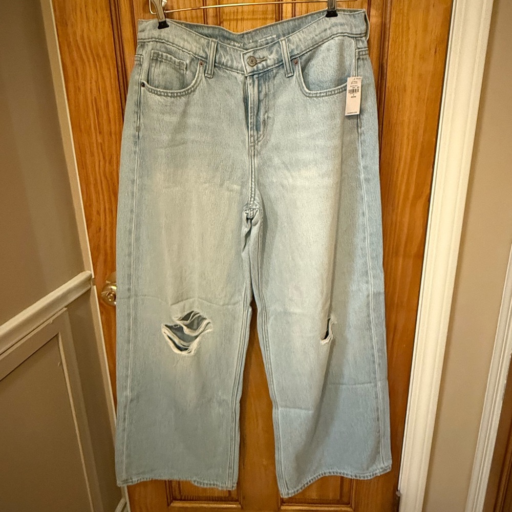 NWT Old Navy Wide Leg Jeans 8P